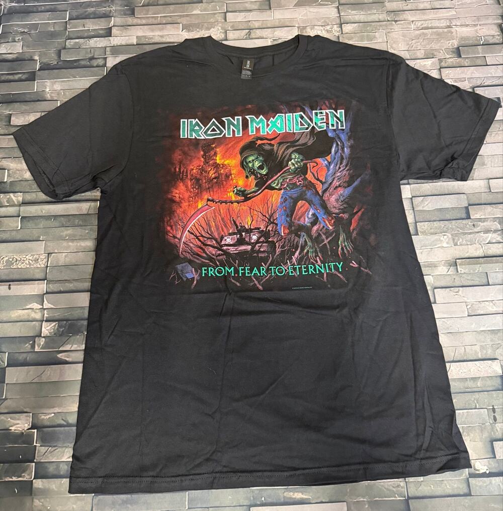 Iron Maiden Band Tee From Fear to Eternity 2023